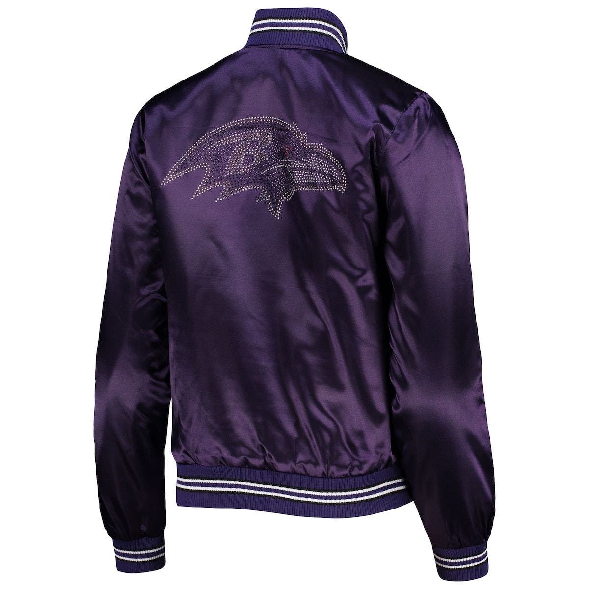 satin purple jacket