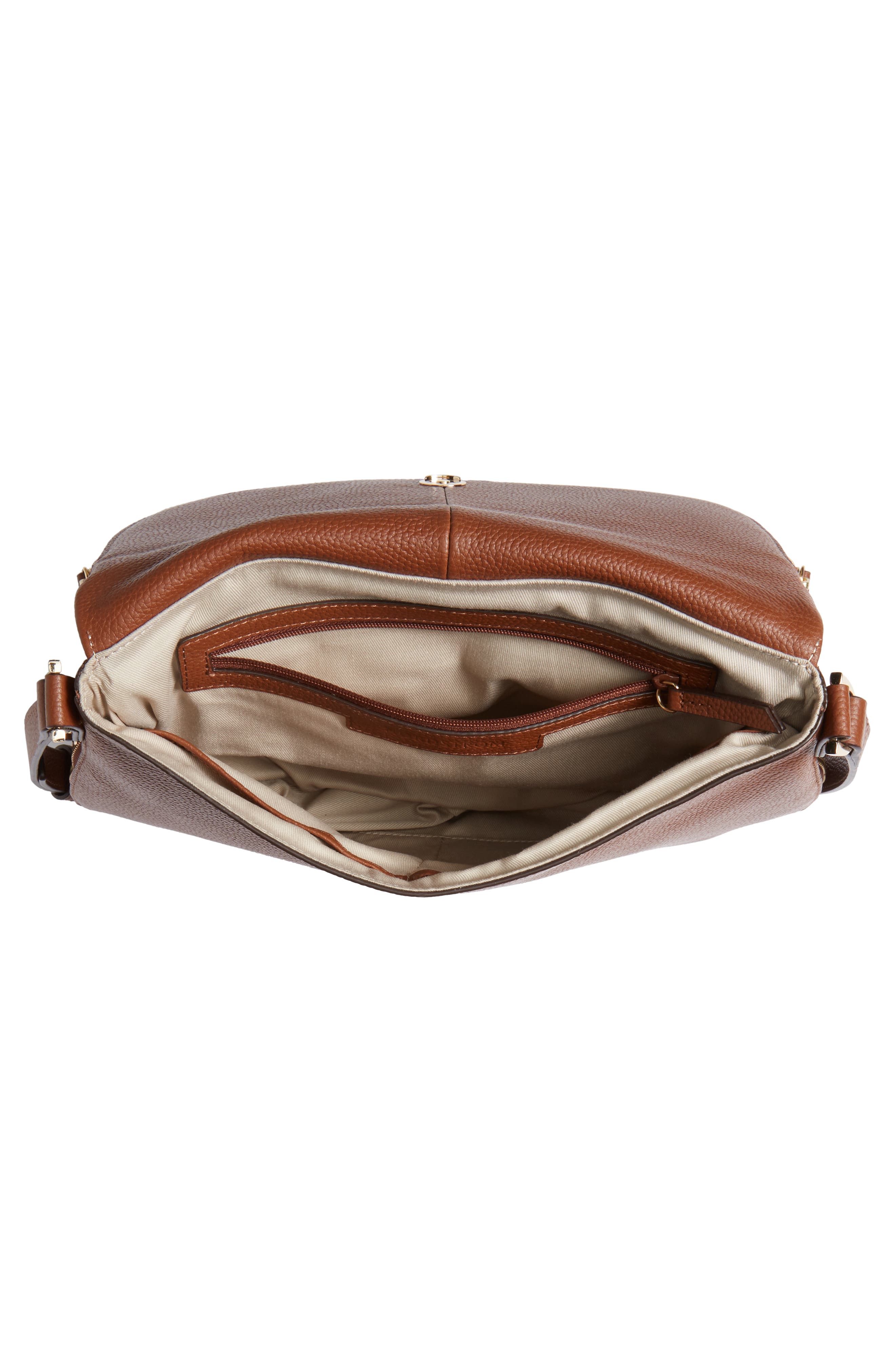 kara leather expandable crossbody bag