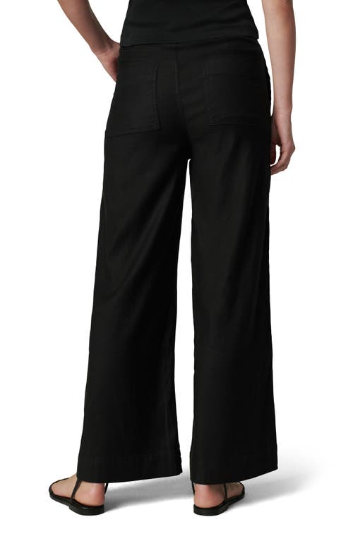 JOE'S JOE'S THE ADDISON HIGH WAIST ANKLE WIDE LEG LINEN BLEND PANTS 