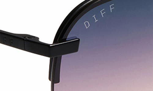 DIFF DIFF TAHOE 63MM GRADIENT OVERSIZE AVIATOR SUNGLASSES 