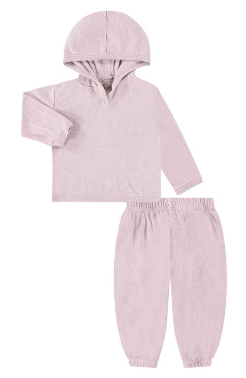 Paigelauren Overdye Hoodie & Pants Set In Purple