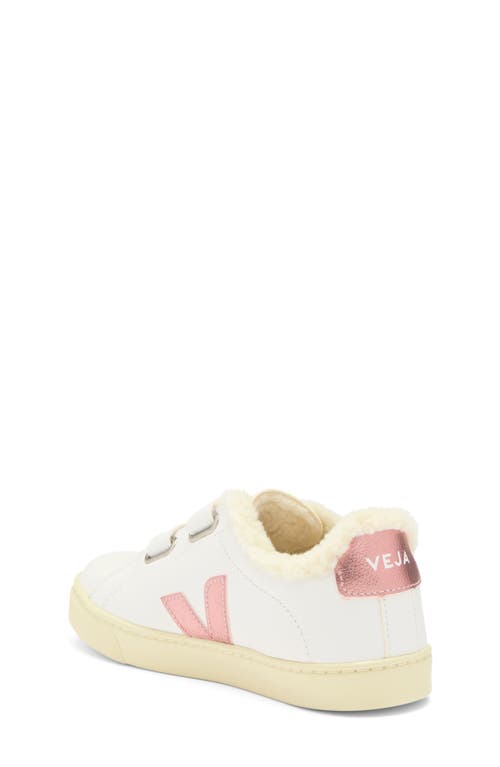 Shop Veja Kids' Esplar Sneaker In Extra-white/nacre