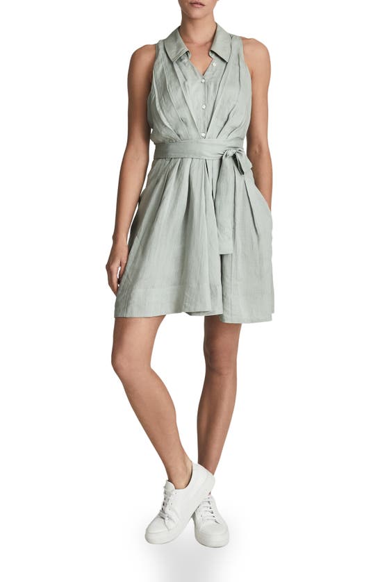 REISS CARLOTTA SLEEVELESS SHIRTDRESS,29846553