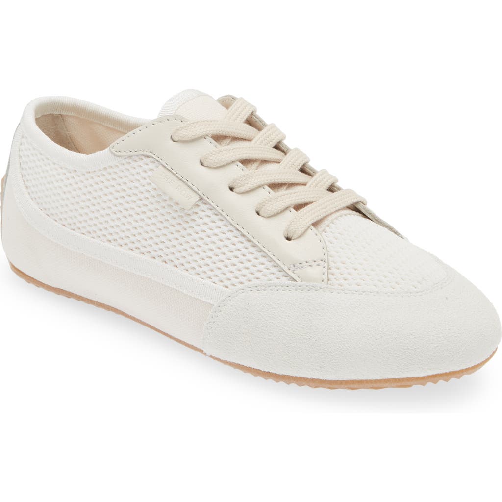 The Row Bonnie Low Top Sneaker In Ivory/white