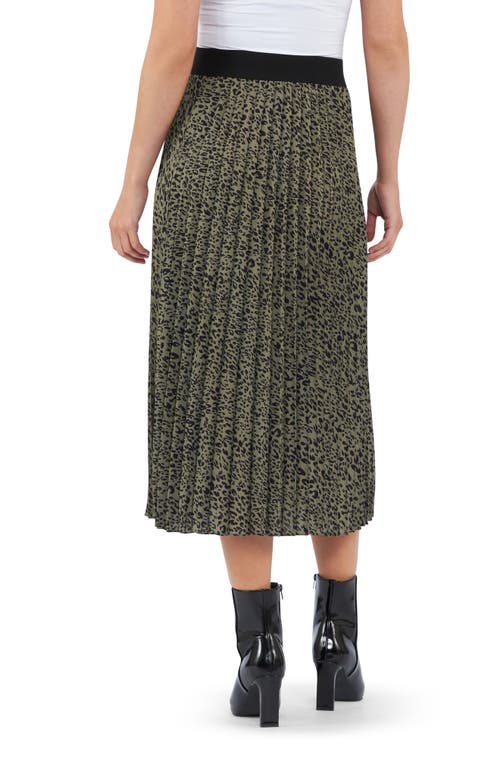 RIPE MATERNITY RIPE MATERNITY CLEO PLEATED MIDI MATERNITY SKIRT