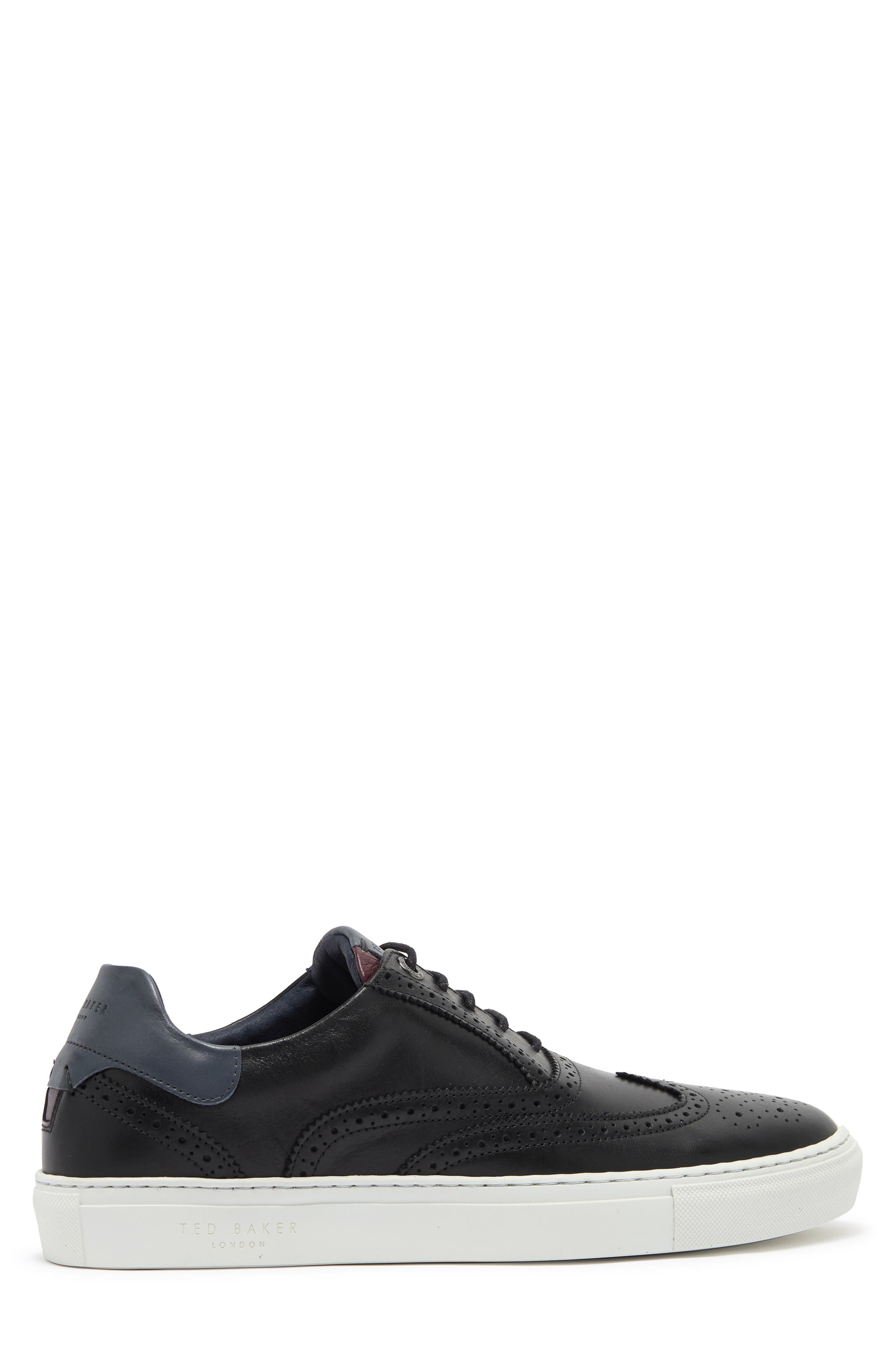dennton leather brogue trainers
