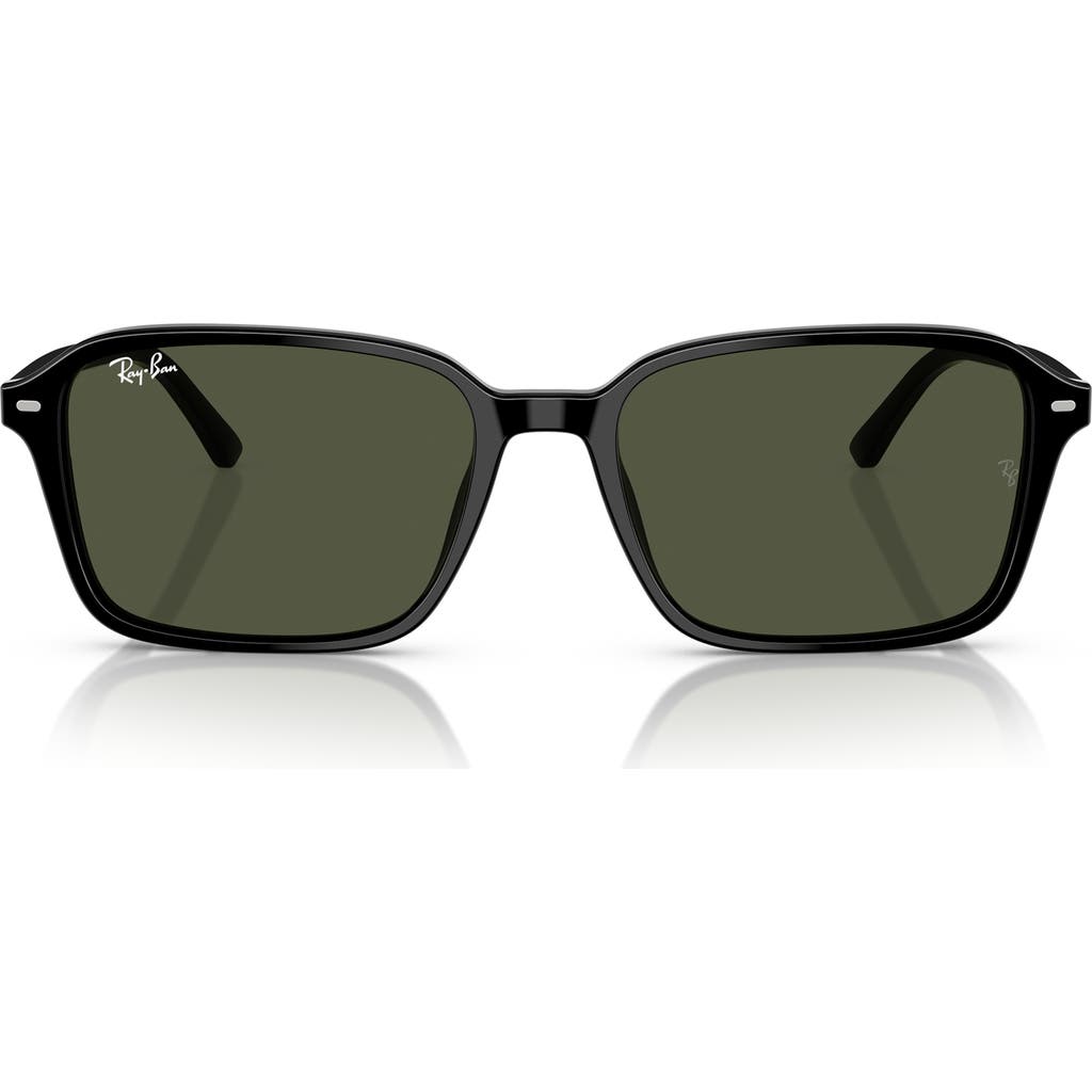 Ray Ban Ray-ban 56mm Square Sunglasses In Black