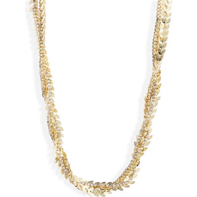 Stella + Ruby Wreath Collar Necklace