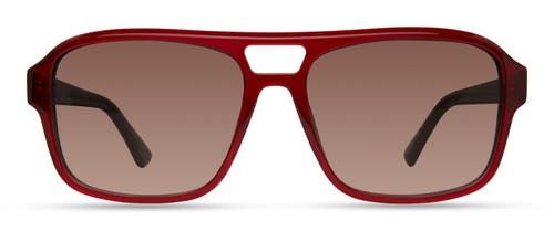 Shop Derek Lam 10 Crosby Ryanne Sunglasses In Burgundy