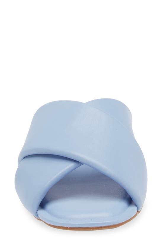 Shop Caslon ® Calla Slide Sandal In Blue Chambray
