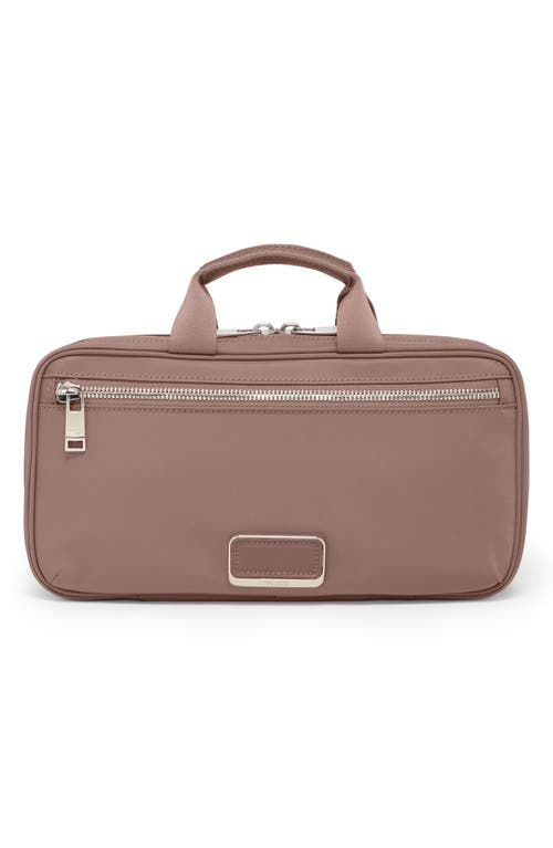 Tumi Small Madeline Nylon Cosmetics Bag in Light Mauve 