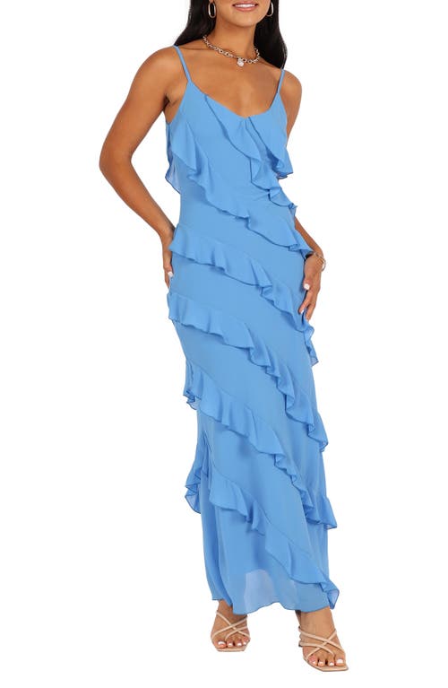 Petal & Pup Ciao Ruffle Chiffon Gown at Nordstrom,