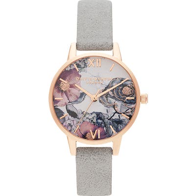 Olivia Burton Floral Recycled Strap Watch, 30Mm