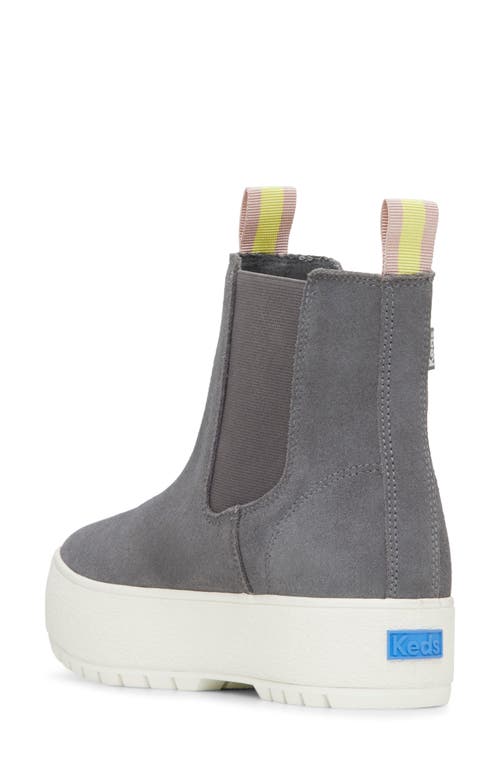 Keds Women's The Platform Chelsea Lug Boots In Grey