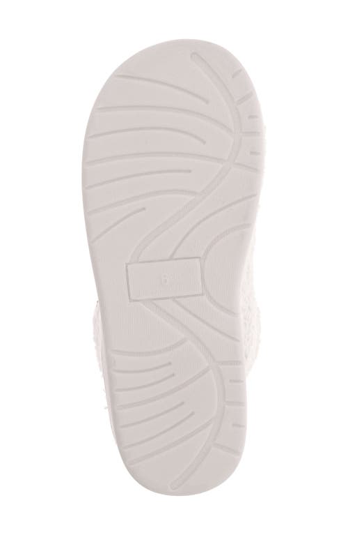 Mia Chill Smiley Genuine Shearling Bootie Slipper In Smile