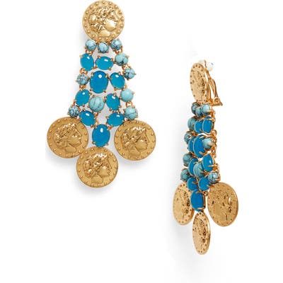 Tory Burch Coin Drop Earrings