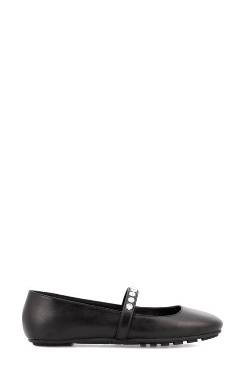 Mia Karolin Mary Jane Flat In Black