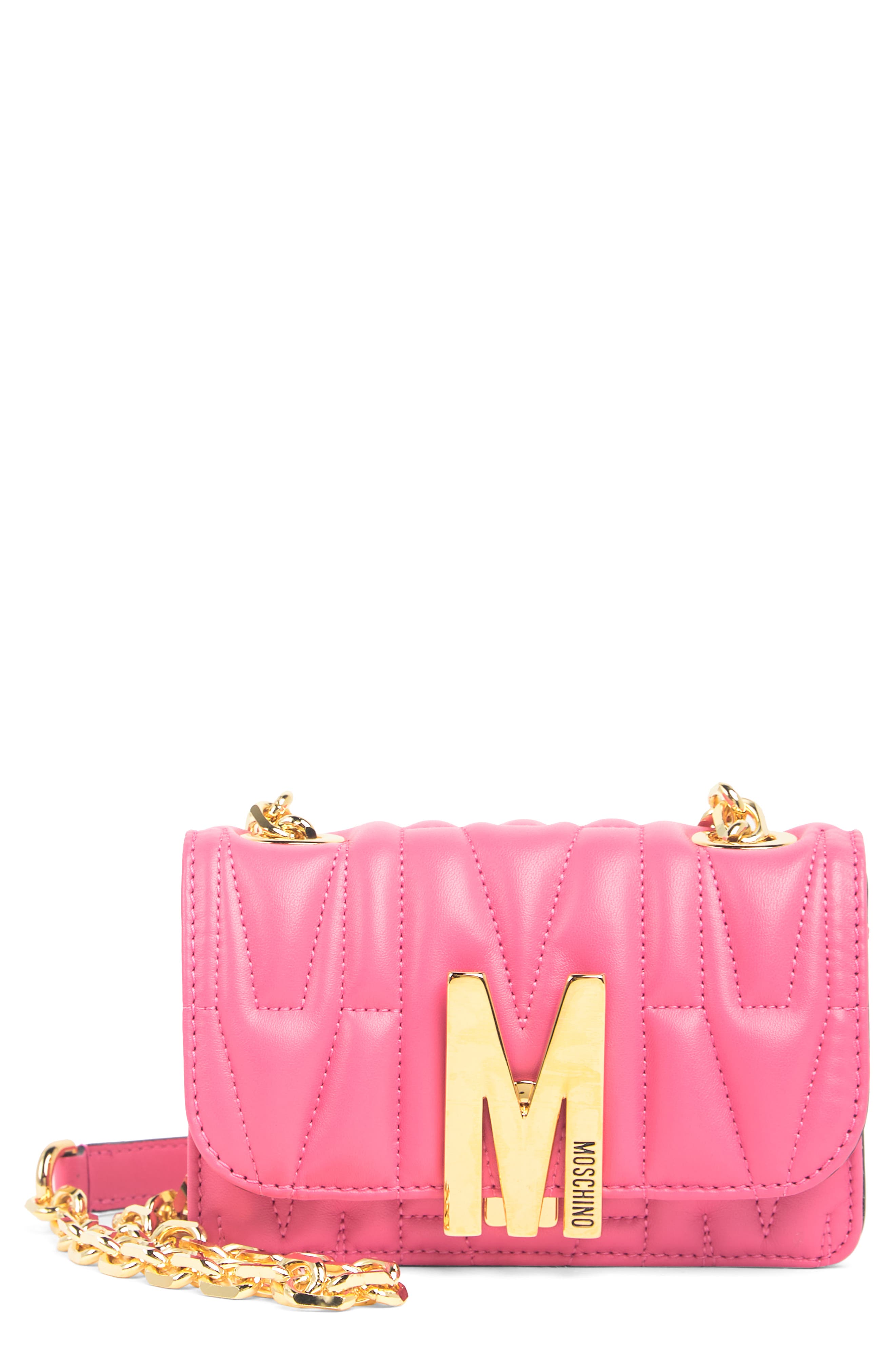 love moschino classic buckle shoulder bag