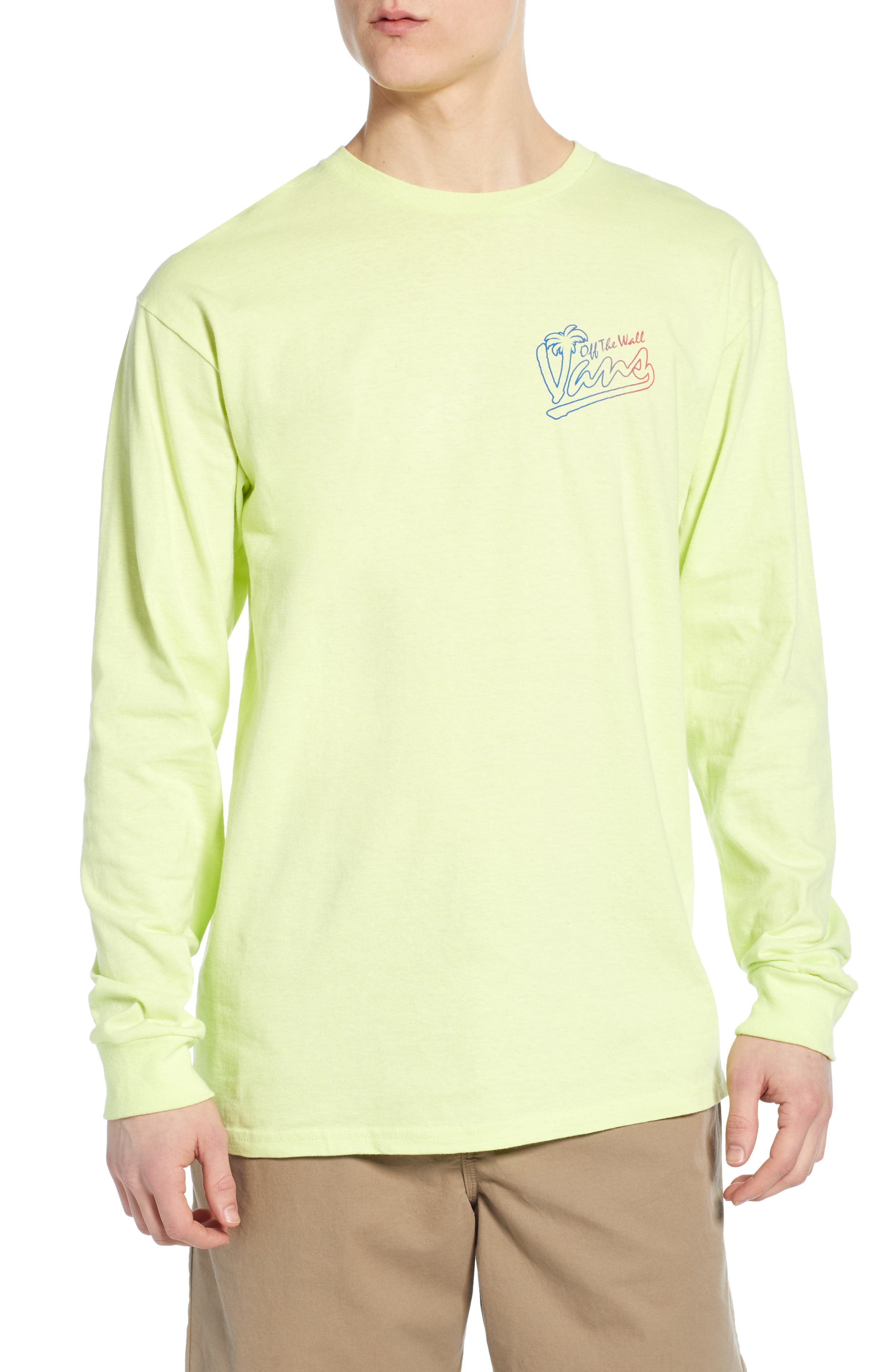 yellow vans long sleeve
