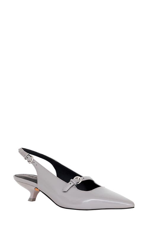 Katy Perry The Micro Heel Pointed Toe Slingback Pump in Graphite 