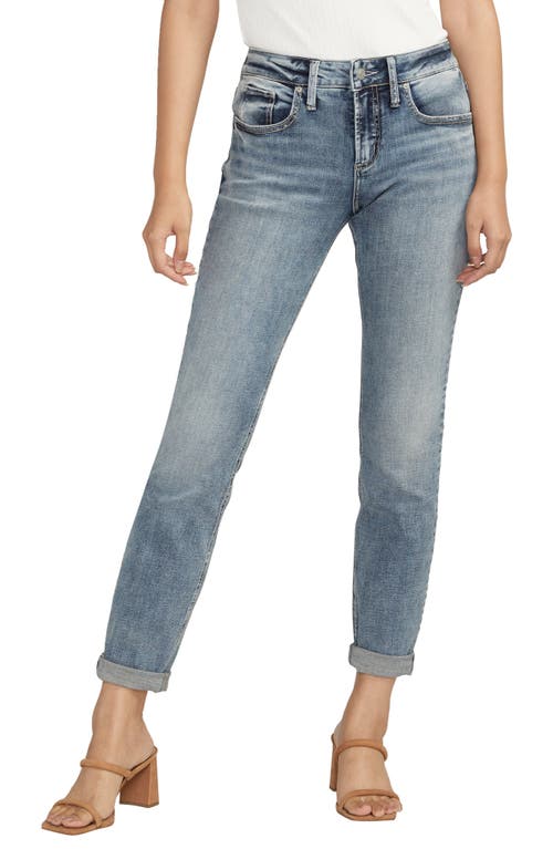 Silver Jeans Co. Mid Rise Boyfriend Indigo at Nordstrom, 29