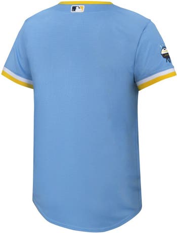 Youth Milwaukee Brewers Nike Powder Blue 2022 City Connect Replica Team  Jersey