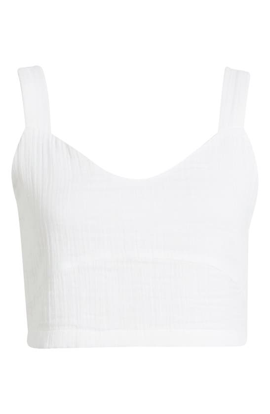 Shop Rip Curl Premium Surf Crop Tank In White