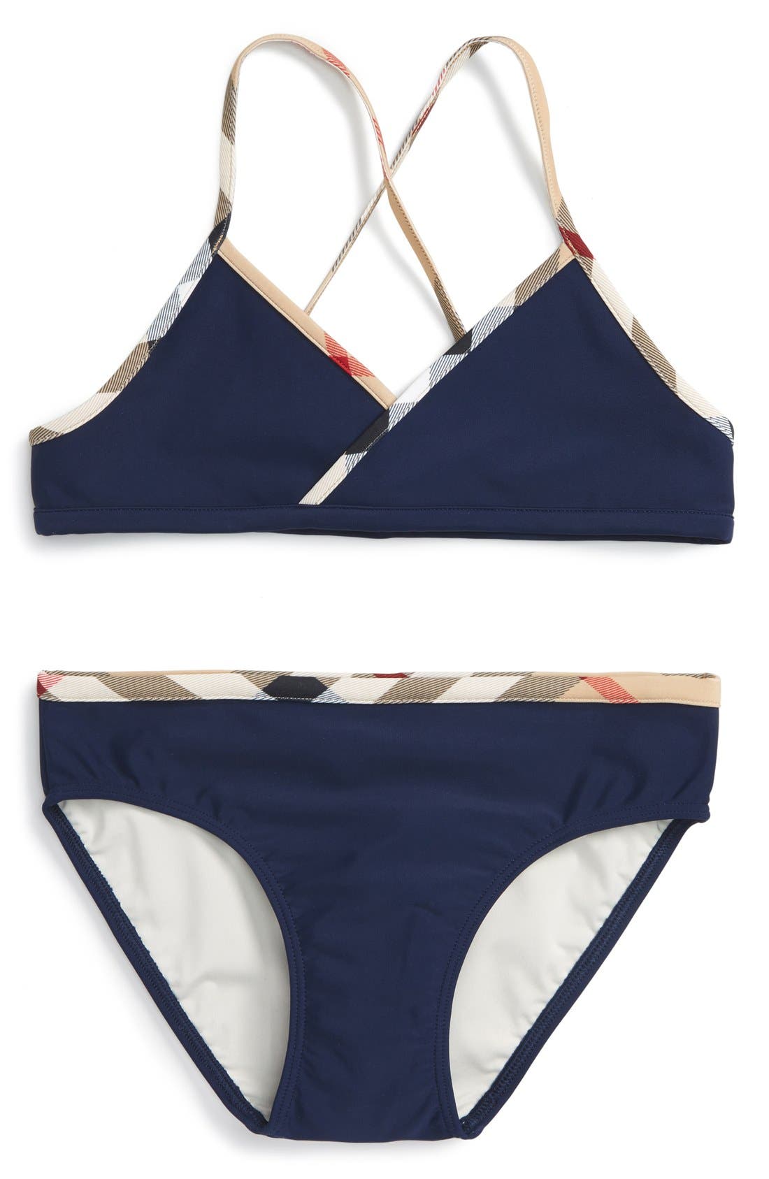 Burberry 'Crosby' TwoPiece Swimsuit (Little Girls & Big Girls) Nordstrom