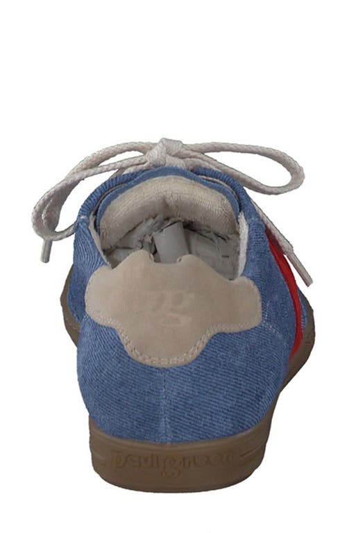 Paul Green Tilly Sneaker In Jeans Salsa Combo