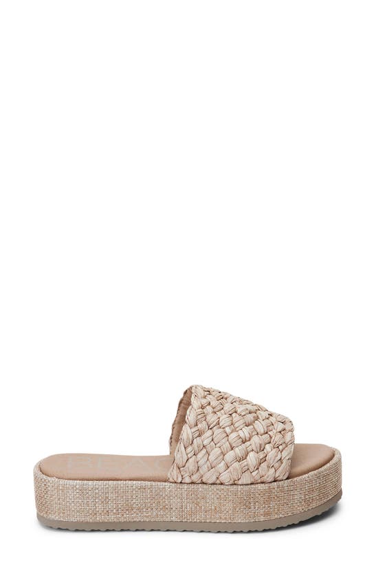 Beach By Matisse Cairo Platform Sandal In Taupe