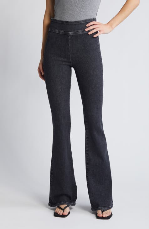  Denim Black Denim Slight Flare Jeans - Size 36 X 32 – Le Prix