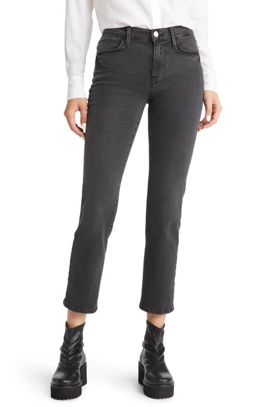 FRAME LE HIGH STRAIGHT CROP JEANS