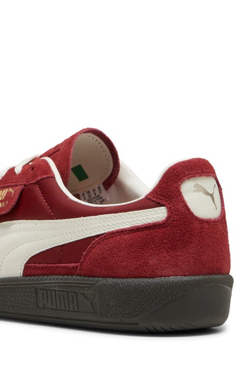 Shop Puma Palermo Og Sneaker In Intense Red-warm White