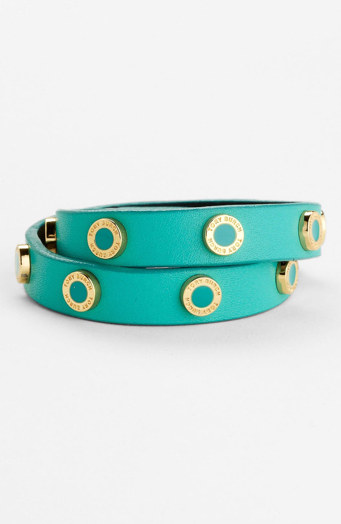 Tory Burch 'Cole' Logo Double Wrap Bracelet Nordstrom