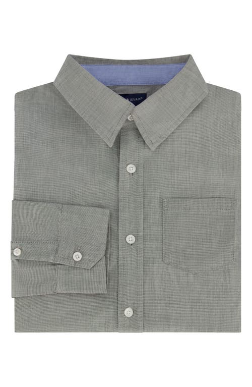 Andy & Evan Kids' Cotton Button-Up Shirt in Grey