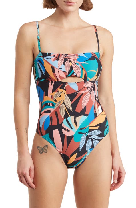 Party Palm One-Piece Swimsuit