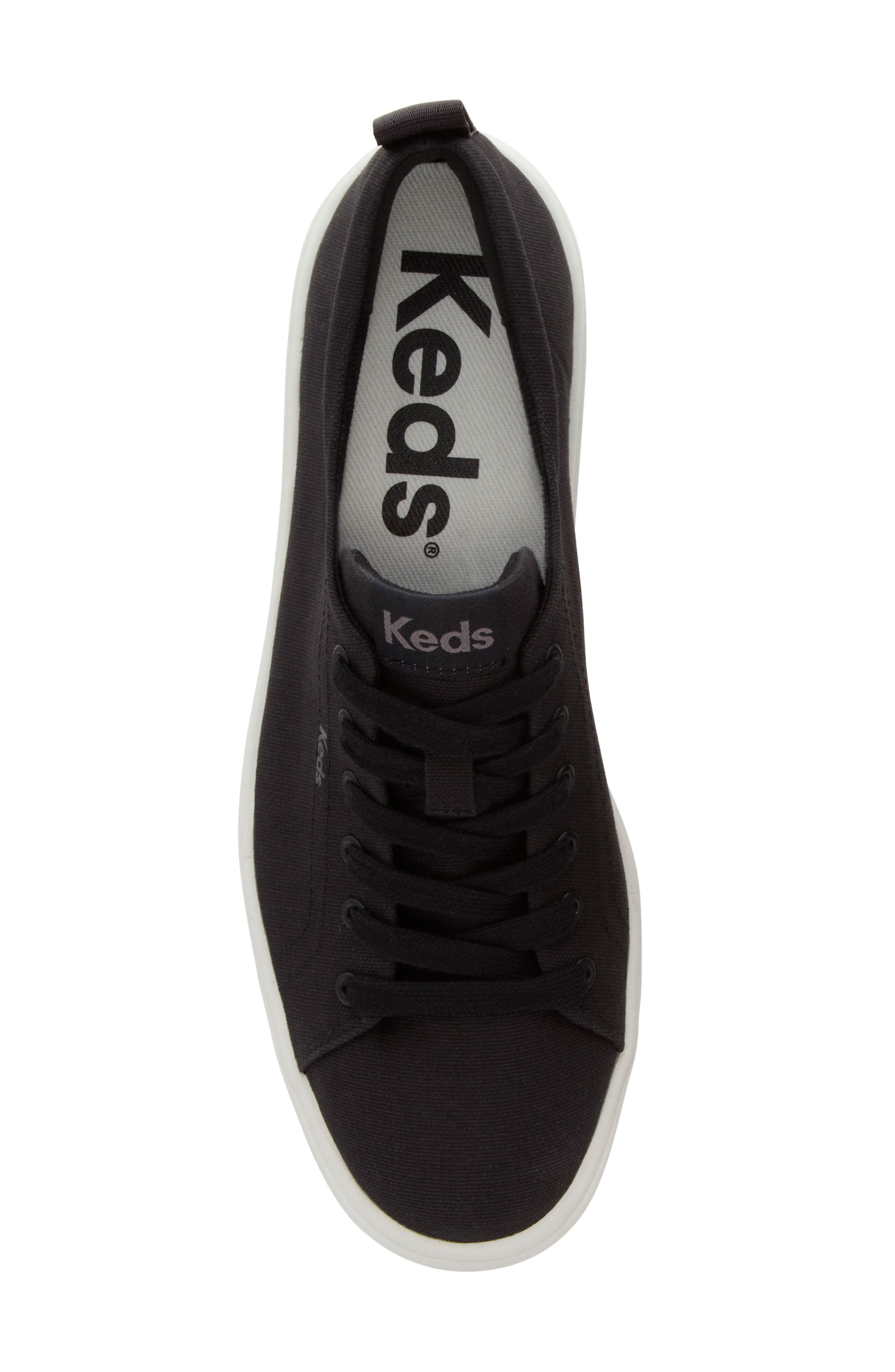 Keds® Keds Sklyer Platform Sneaker in Black Canvas Smart Closet