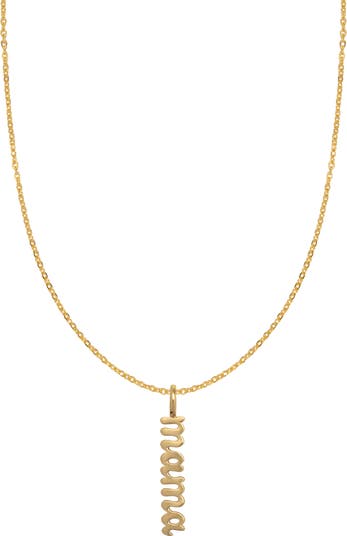 MADE BY MARY Mama Pendant Necklace | Nordstrom