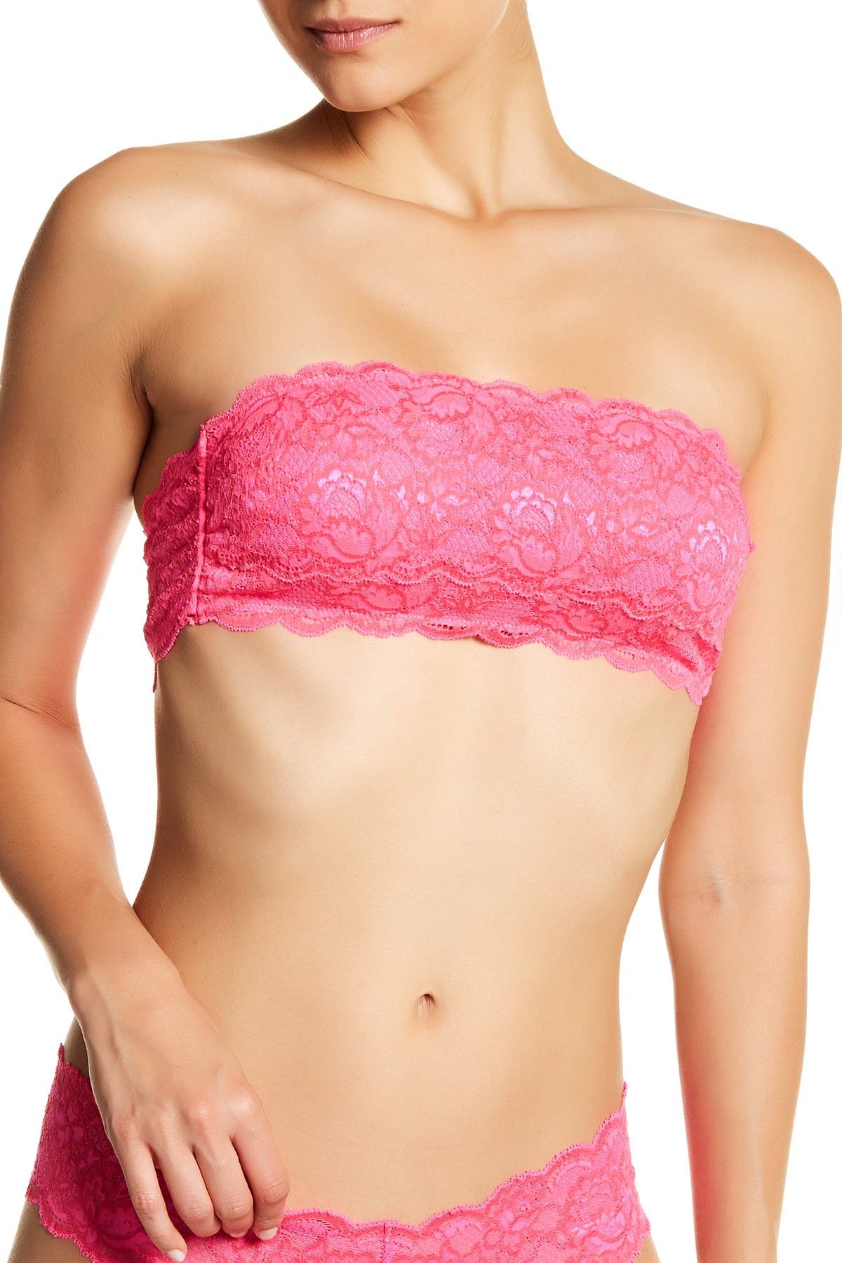 lace strapless bandeau