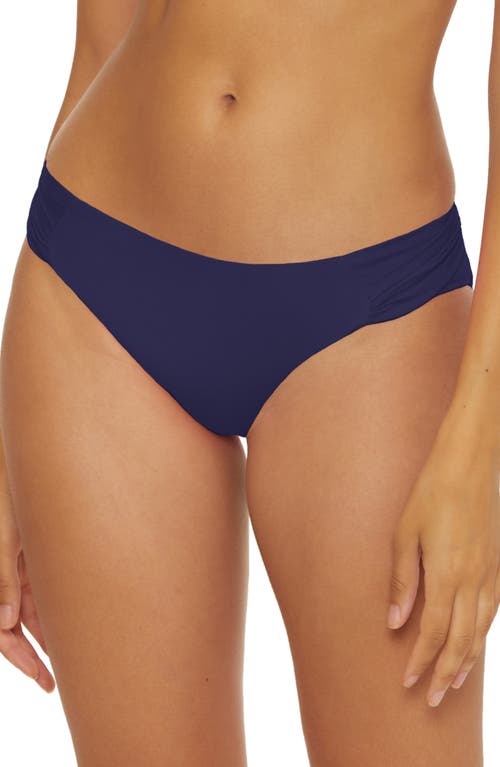 Shop Trina Turk Monaco Side Tab Hipster Bikini Bottoms In Navy