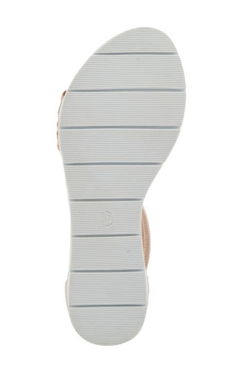 Spring Step Mexa Metallic Sandal In Rose Gold