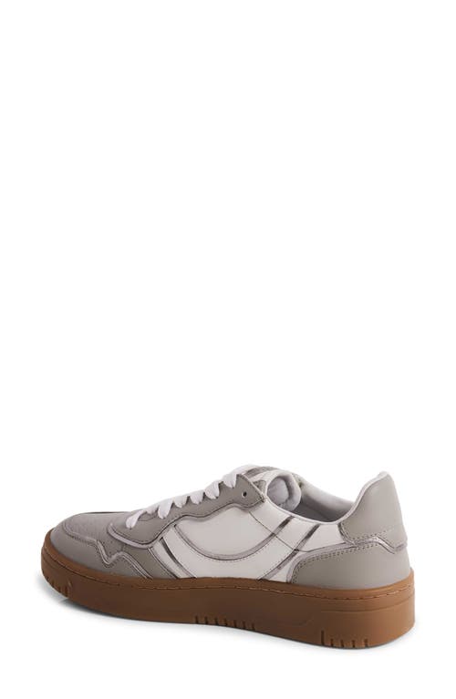 Free People Retro Thirty Love Sneaker In Winter White Combo