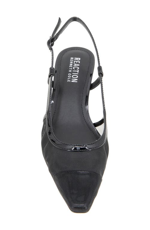 Reaction Kenneth Cole Maggie Mesh Slingback Pump In Black Mesh
