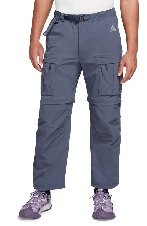 Nike Acg Smith Summit Convertible Cargo Pants In Blue
