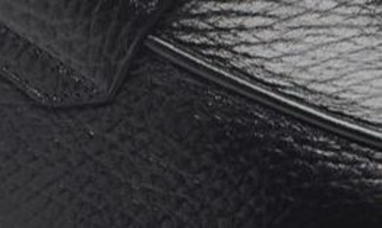 Mezlan Stamped Croc Embossed Penny Loafer In Black