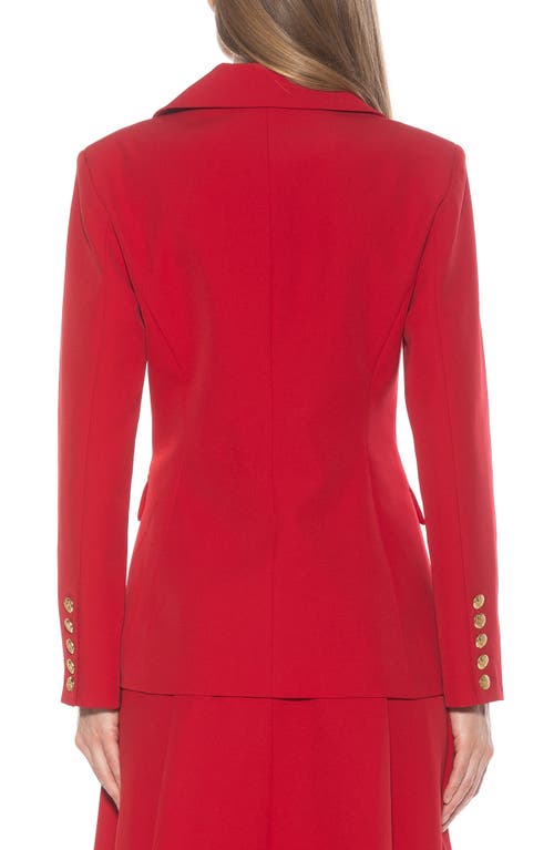 Alexia Admor Women's Farrah Double Breasted Blazer In Red