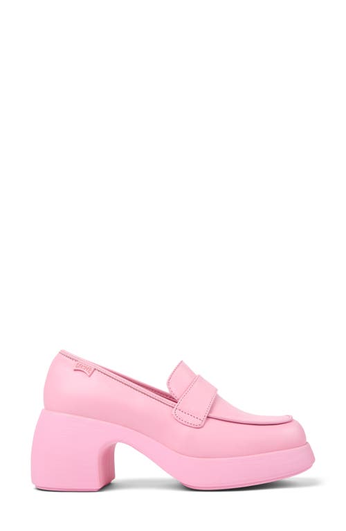 Camper Thelma 67mm Block-heel Loafers In Lt/pastel Pink