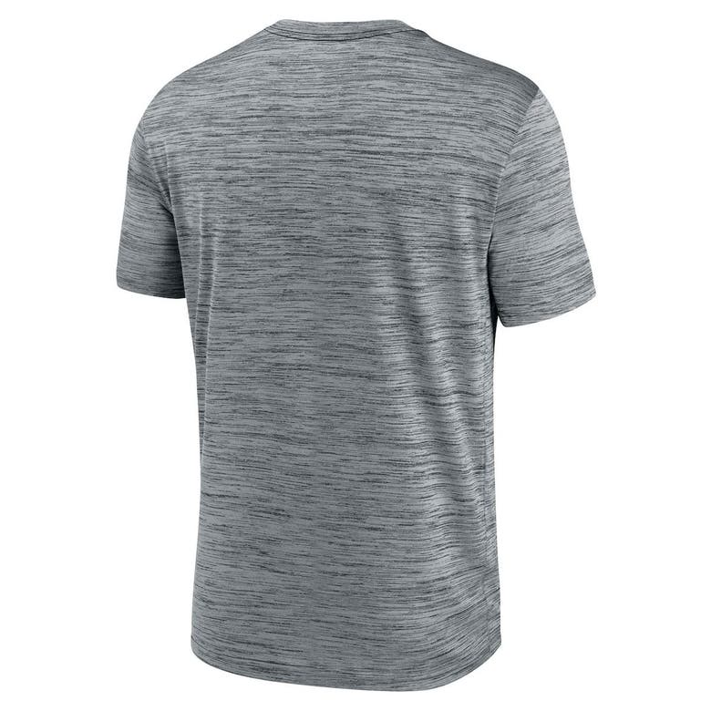 Men's Nike Heather Gray Dallas Cowboys Sideline Team Velocity Performance Long Sleeve T-Shirt