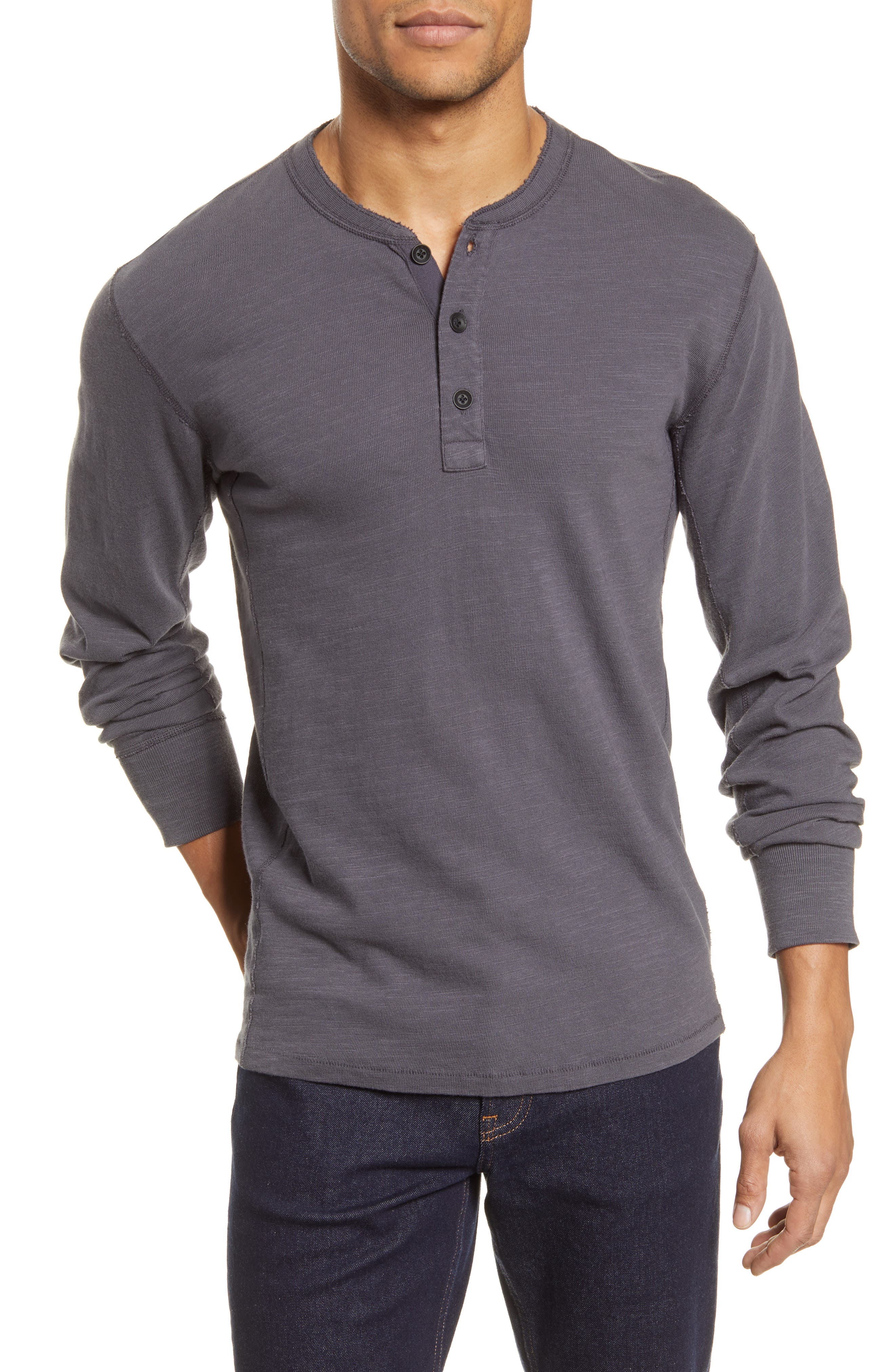 rag & bone Slub Cotton Slim Fit Henley Nordstrom