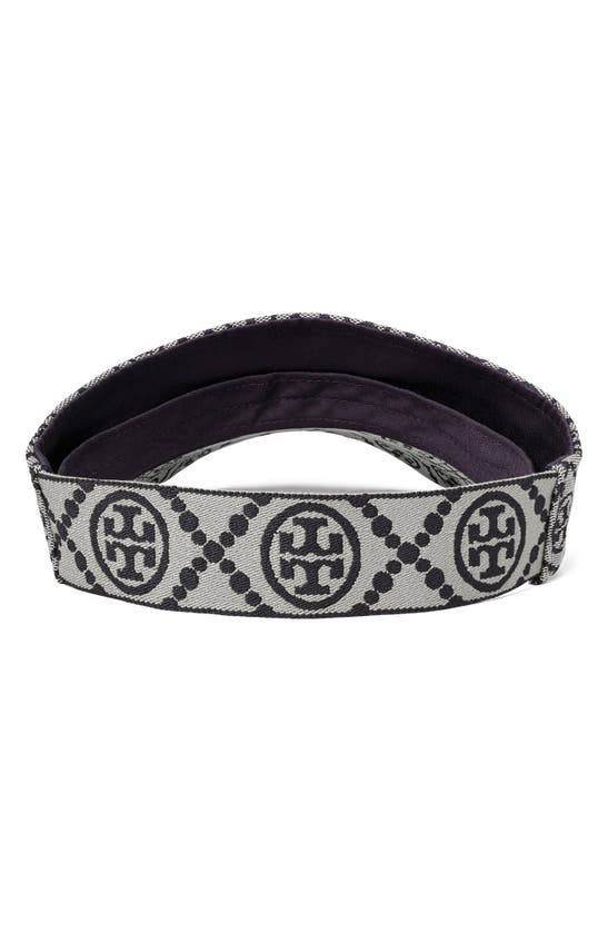 Tory Burch T Monogram Visor In Tory Navy